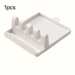 Spatula Spoon Storage Rack Kitchen Pot Cover Holder
