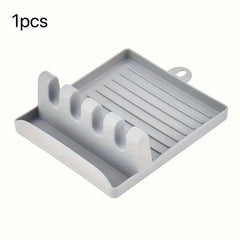 Spatula Spoon Storage Rack Kitchen Pot Cover Holder