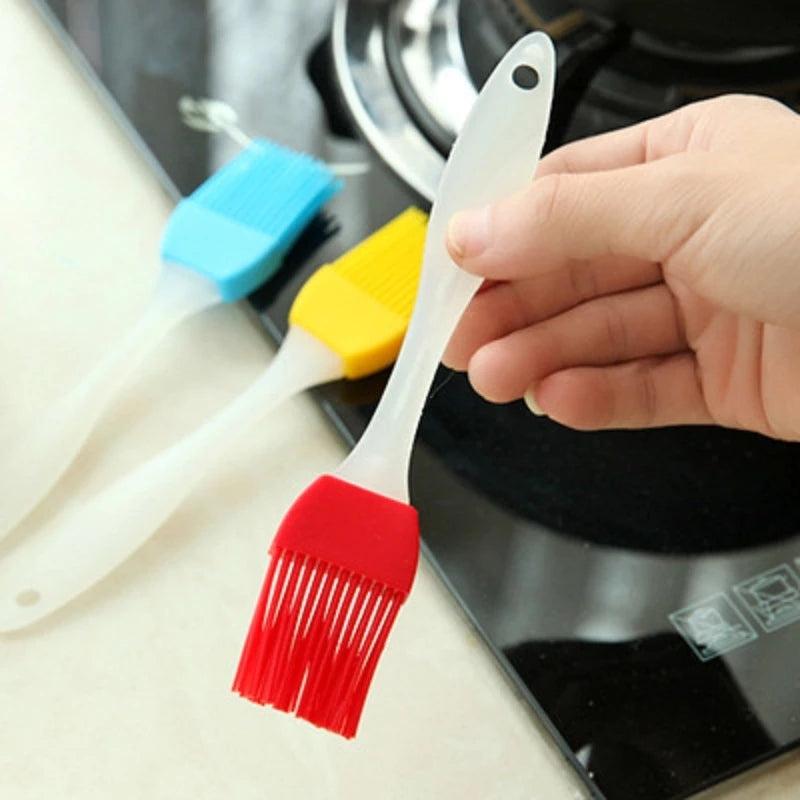1pc Silicone BBQ Brush High Temp Resistant Cooking Tools