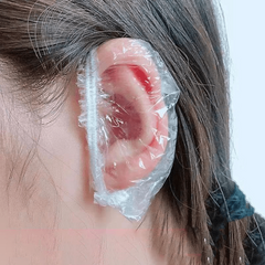 100pcs Waterproof Ear Covers Disposable Ear Protectors for Shower Salon