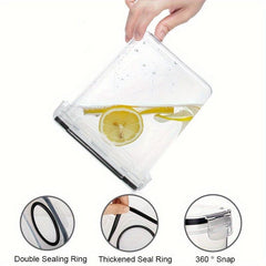 4pc Cereal Storage Containers BPA Plastic Airtight Food Containers