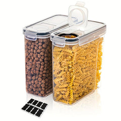 4pc Cereal Storage Containers BPA Plastic Airtight Food Containers