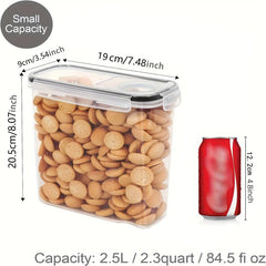 4pc Cereal Storage Containers BPA Plastic Airtight Food Containers