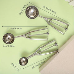 Stainless Steel Ice Cream Scoop Ball Digger Fruit Scoop