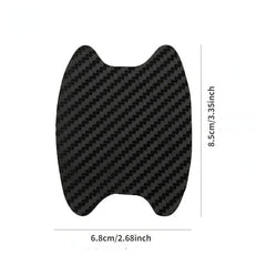 Carbon Fiber Door Handle Protection Film Set