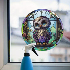 Owl Window Static Cling Glass Sticker Home Decoration
