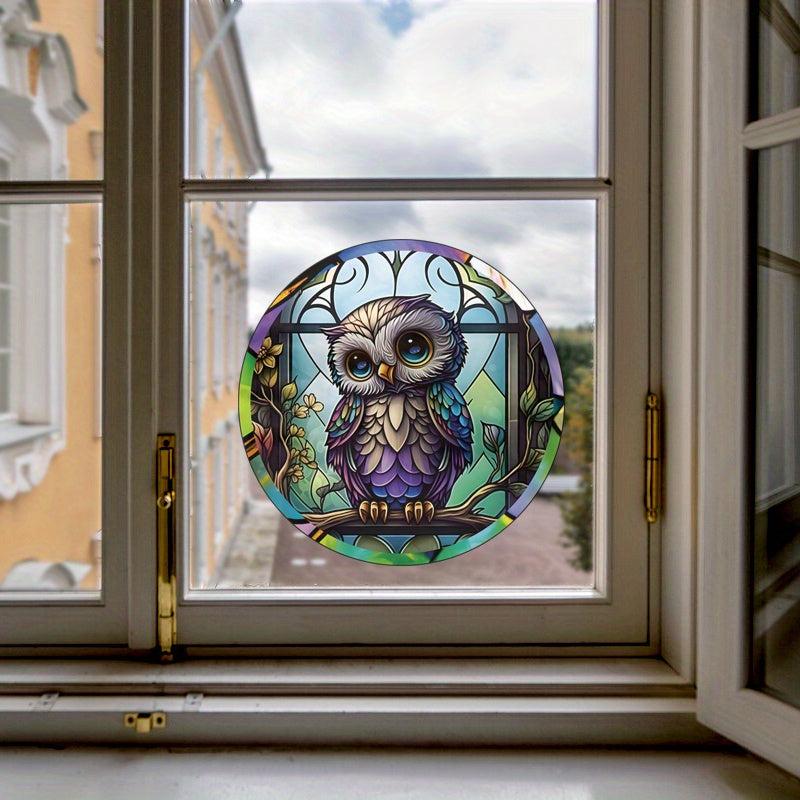 Owl Window Static Cling Glass Sticker Home Decoration