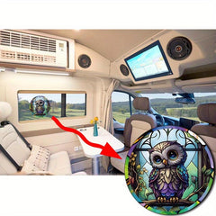 Owl Window Static Cling Glass Sticker Home Decoration
