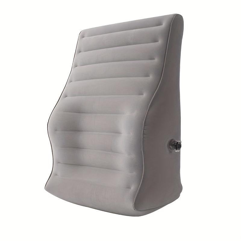 Inflatable Car Cushion with PVC Flocking for Waist Support