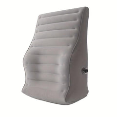 Inflatable Car Cushion with PVC Flocking for Waist Support
