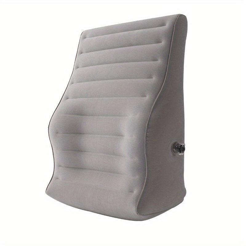 Inflatable Car Cushion with PVC Flocking for Waist Support