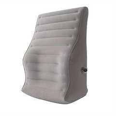 Inflatable Car Cushion with PVC Flocking for Waist Support