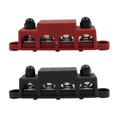 12V Bus Bar Power Distribution 4 Studs Junction Block Automotive Marine Terminal