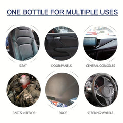 Car Faux Leather Refurbishment Spray for Interior Seat Cleaning