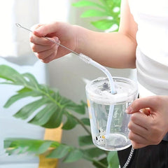 Straw Cleaning Brushes Heavy Duty for Glass Silicone Metal Teapot