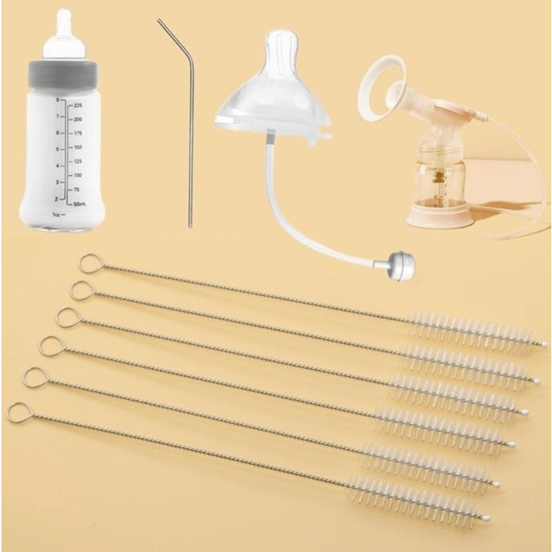 Straw Cleaning Brushes Heavy Duty for Glass Silicone Metal Teapot