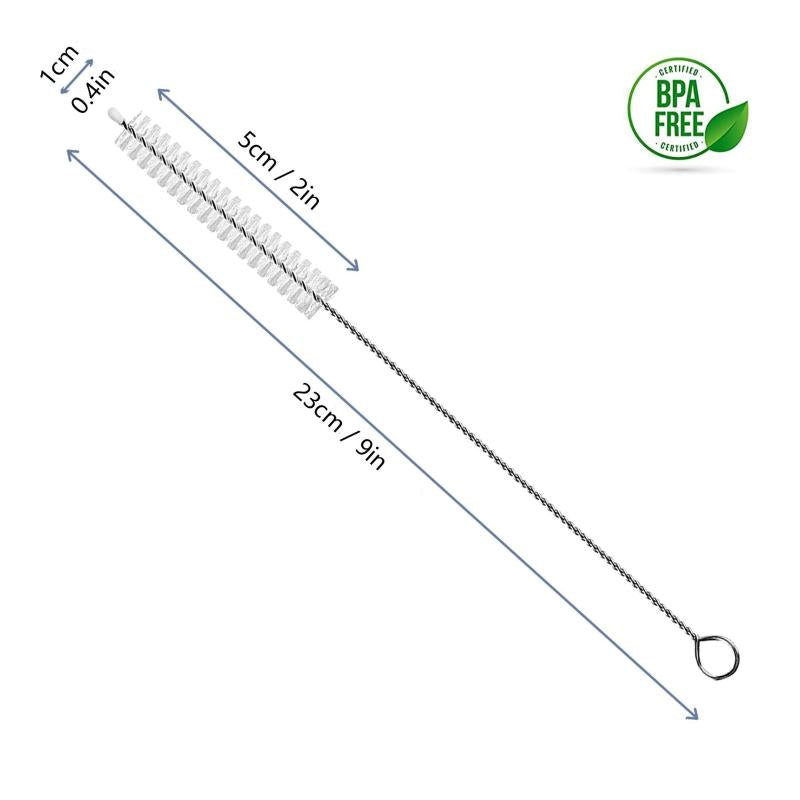 Straw Cleaning Brushes Heavy Duty for Glass Silicone Metal Teapot
