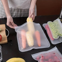Self Sealing Plastic Bags for Food Freshness