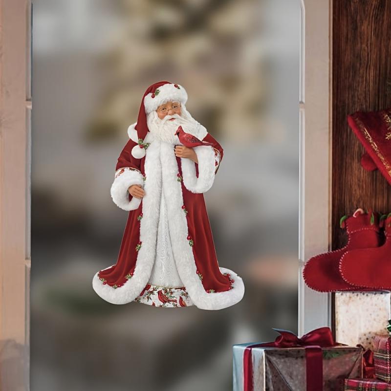 Christmas Santa Claus Wall Sticker Window Decoration PVC Sticker
