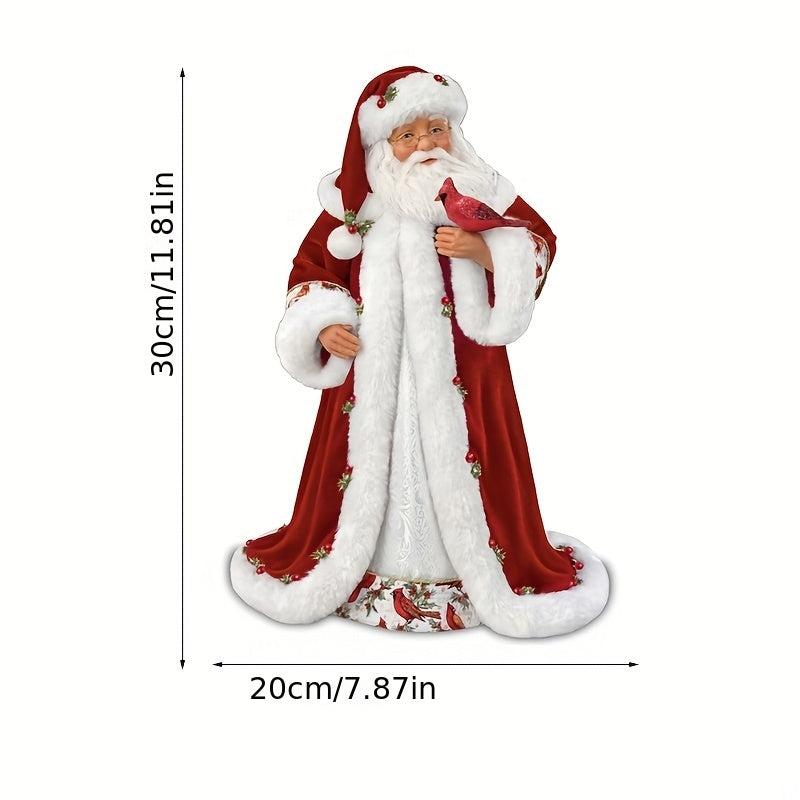 Christmas Santa Claus Wall Sticker Window Decoration PVC Sticker