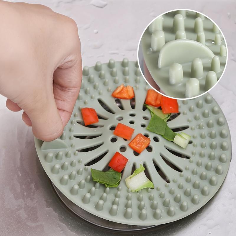 Silicone Drain Hair Catcher Kitchen Sink Filter Mesh 13.0cm