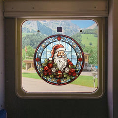 Santa Claus Window Sticker RV Home Decoration