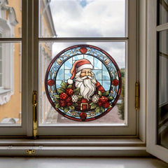 Santa Claus Window Sticker RV Home Decoration