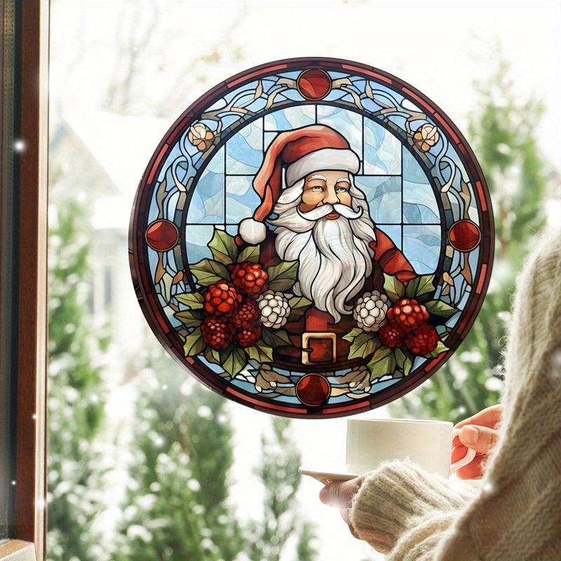 Santa Claus Window Sticker RV Home Decoration