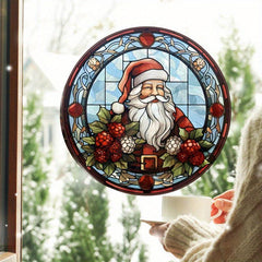 Santa Claus Window Sticker RV Home Decoration