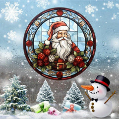 Santa Claus Window Sticker RV Home Decoration
