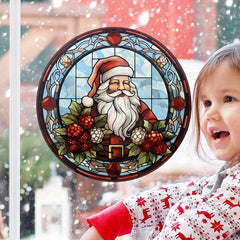 Santa Claus Window Sticker RV Home Decoration