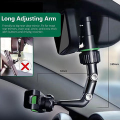 Rearview Mirror Mobile Phone Holder Rotatable Car Phone Holder