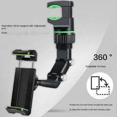 Rearview Mirror Mobile Phone Holder Rotatable Car Phone Holder