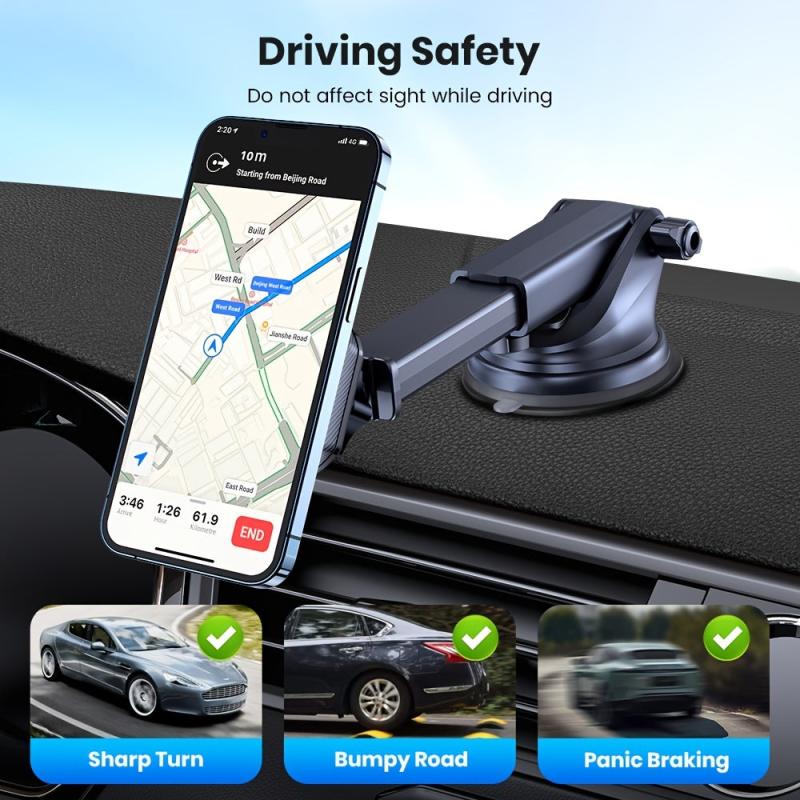 Industrial Strength Suction Cup Car Phone Mount Holder