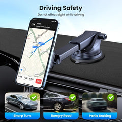 Industrial Strength Suction Cup Car Phone Mount Holder