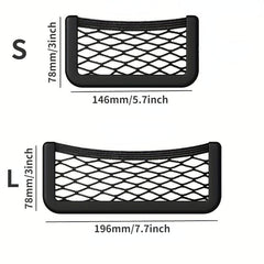 Car Storage Net Pocket Organizer Bag Phone Holder Accessories