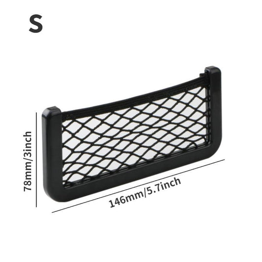 Car Storage Net Pocket Organizer Bag Phone Holder Accessories