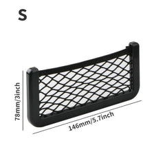 Car Storage Net Pocket Organizer Bag Phone Holder Accessories