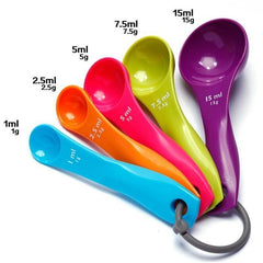 5-Piece Kitchen Measuring Spoons Set for Baking & Cooking