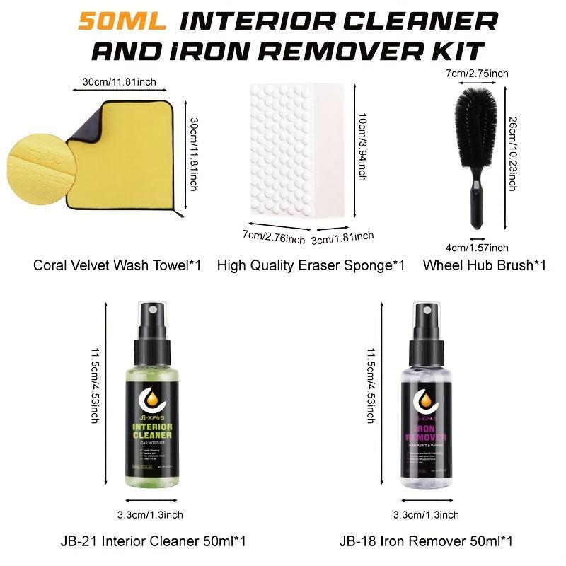 Interior Cleaner & Iron Removal Kit - Leather & Fabric Decontamination