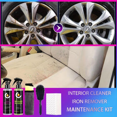 Interior Cleaner & Iron Removal Kit - Leather & Fabric Decontamination
