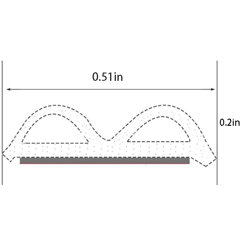 Self Adhesive Rubber Weather Seal Strip for Car Window and Door
