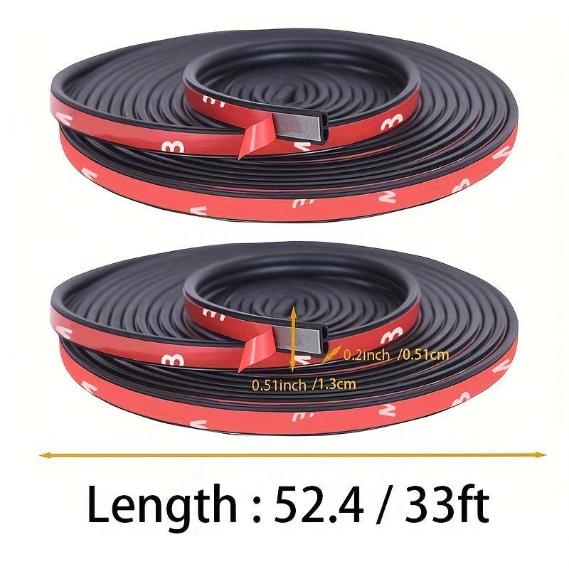 Self Adhesive Rubber Weather Seal Strip for Car Window and Door