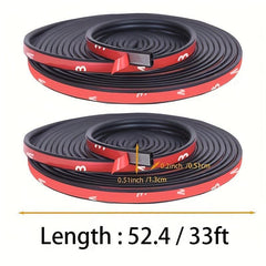 Self Adhesive Rubber Weather Seal Strip for Car Window and Door