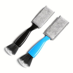 Car Interior Cleaning Tool Double Headed Air Conditioning Outlet Brush