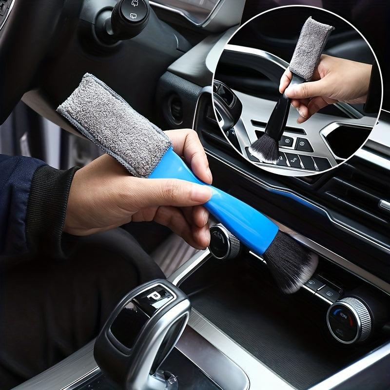 Car Interior Cleaning Tool Double Headed Air Conditioning Outlet Brush