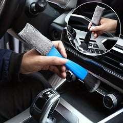 Car Interior Cleaning Tool Double Headed Air Conditioning Outlet Brush