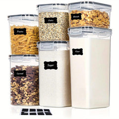 12pcs Airtight Food Storage Containers with Lids BPA-Free Kitchen Canisters