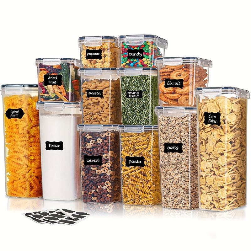 12pcs Airtight Food Storage Containers with Lids BPA-Free Kitchen Canisters