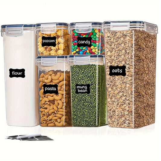 6pcs Airtight Food Storage Containers with Easy Lock Lids BPA-Free